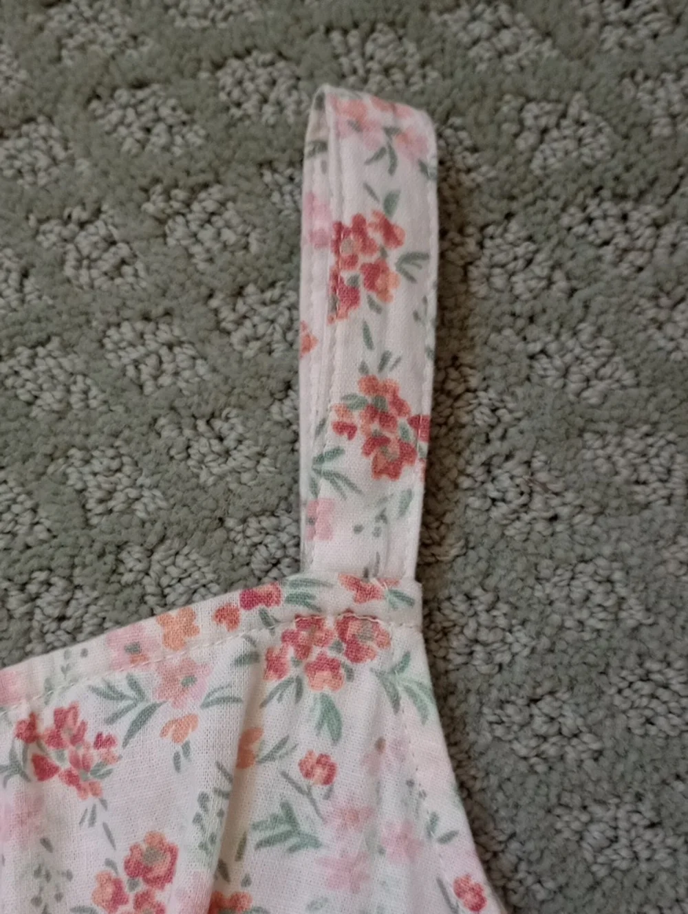 Oshkosh B'gosh Beige Floral Wide-Leg Jumpsuit